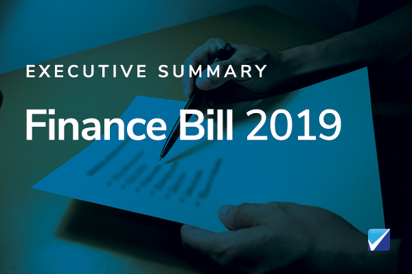 SO&C Executive Summary - Finance Bill 2019
